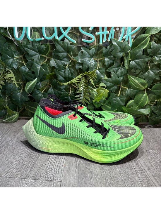 Nike Trainers Men Size 9 ZoomX Vaporfly Next% 2 Ekiden Green Carbon Marathon Run
